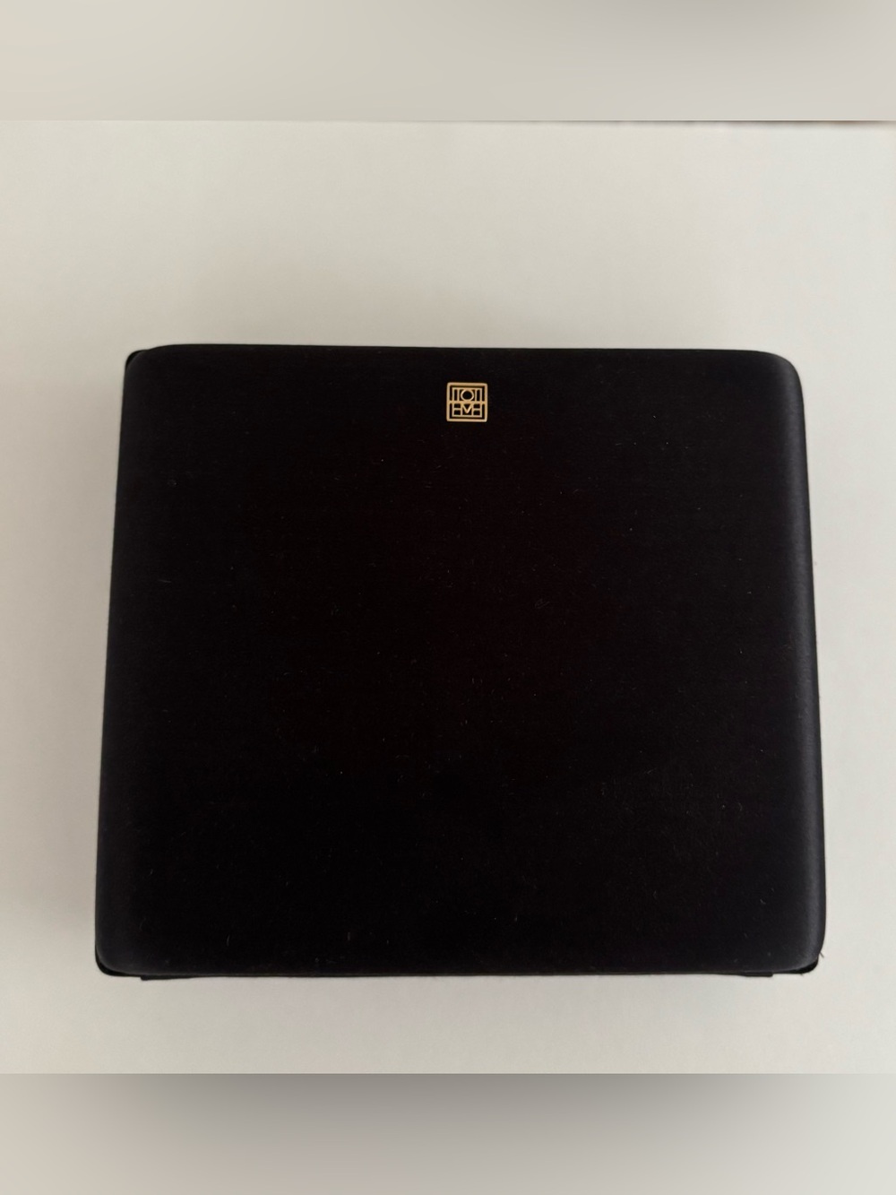 NWT TOTEME Satin Box Clutch in Black